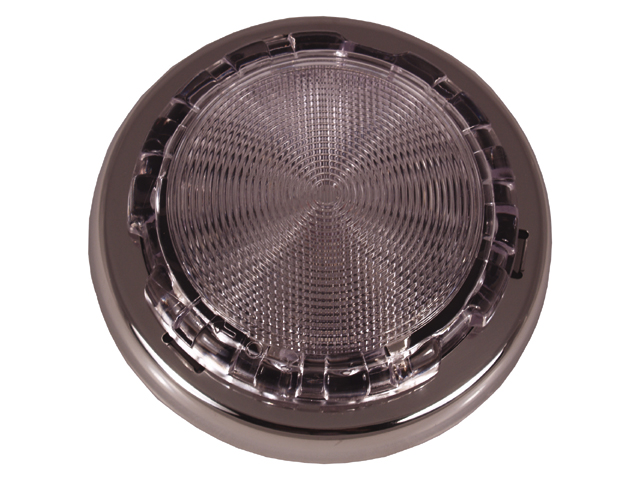 Dome Light, 3" Stainless Steel Cover 4" Base 5