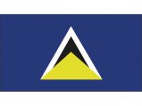 Flag, St.Lucia 20 x 30cm