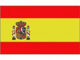 Flag, Spain 20 x 30cm with Coat of Arms