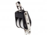 Block, Double with Swivel Becket for Rope:10mm