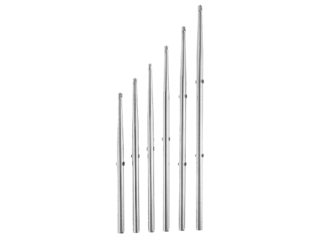 Stanchion, Stainless Steel Length:750mm with 3LifeLine-Holes 45