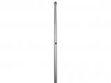 Stanchion, Stainless Steel Length:615mm with 2LifeLine-Holes Ball-Top