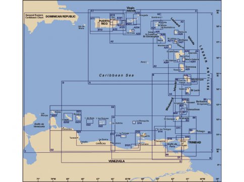 Chart, Grenadines: St. Vincent To Grenada - Budget Marine