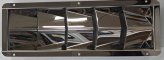 Vent Grill, Rectangle 108 x 320.7 x 25mm Stainless Steel 5x Louver