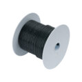Battery Wire, Tinned 6ga (13mm²) Black 50′ Roll