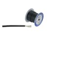 Battery Wire, Tinned 1/0ga (53mm²) Black 50′ Roll
