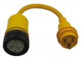 Adapter, Pigtail 50A 125V Male to 30A 125V Female