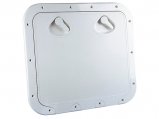 Access Hatch, Rectangular White Plastic oaSz:463x517mm