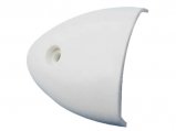 Clamshell Vent, White Plastic 55 x 50mm
