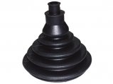 Cable Boot, Conical for Outboard-Control Black Rubber 4″
