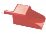 Bailer/Funnel, Plastic Red with Mesh Screen Filter