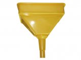 Funnel, Plastic Yellow Rectangul Top Size 26x17cm with Filter