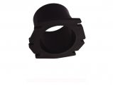 Flanged Collar, for 3″Blower-Hose Black Plastic Universal