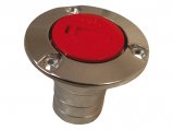 Deck Fill, Fuel Aluminum HoseØ38mm Fold-Key Red Plug