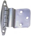 Hinge, Inset:3/8 Length:2.75 Open Width 2.12″ 5Hole 2 Pack
