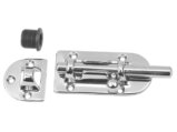 Barrel Bolt, 4-5/16″ x 1-7/16″ Chrome Plated Brass