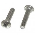 Machine Screw, Stainless Steel D-Head Phillip M06 x 60