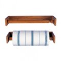 Towel Dispenser, Teak Length:32 Height:4.5 Depth:11cm