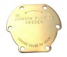 End Cover Plate, 2Flat-Face 6Screw-CircleØ60mm