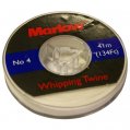 Whipping Twine, Waxed Medium #4 0.8mm White Spool/41m