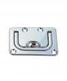 Lift Handle, Chrome Plated Zinc Rectangle 3 x 2.25″ Flush
