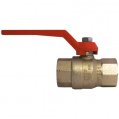 Ball Valve, Brass 1″ Non-Tapered Thread with Aluminum Handle