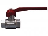 Ball Valve, Brass 3/8″ Non-Tapered Thread with Aluminum Handle