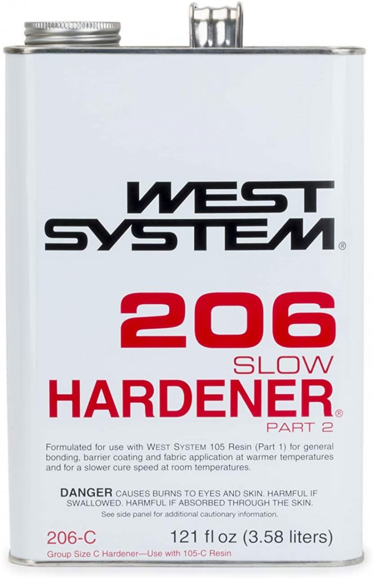 Epoxy Hardener, Slow 206-C 0.94Gal 9