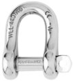 Shackle, D 8mm with Captive-Pin Self-Locking