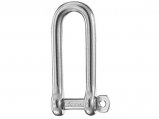 Shackle, Long 4mm with Captive-Pin Self-Locking