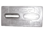 Anode, Plate Zinc Length:12 Width 6 Hole CtC:2 to 9″