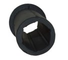 Shaft Bearing, 25 x 40 x 100mm Rubber