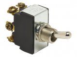 Toggle Switch, DPDT On1-On2 MET SCR 25A D12