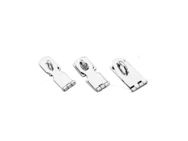 Safety Hasp, 3" Chrome Plated Brass 95