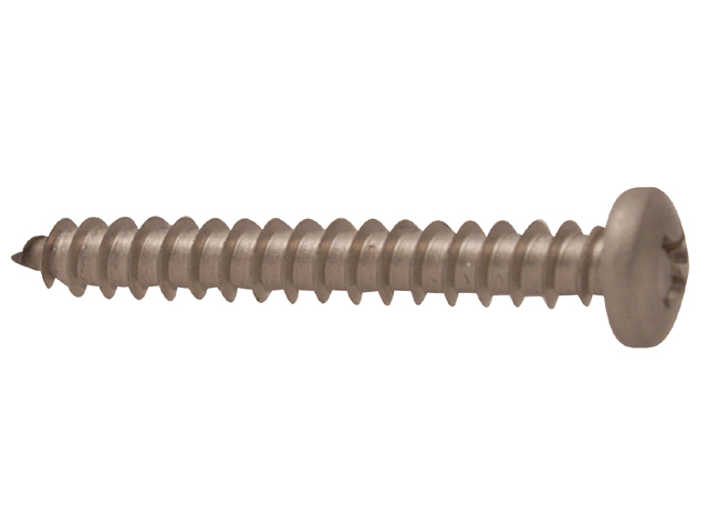 Fastenere #12 X 1" Stainless Steel Pan Head Self-Drilling Tek Screws – Phillips, 25 Pack