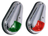 Navigation Light, Pair Red Green Side Top-Mount 12V