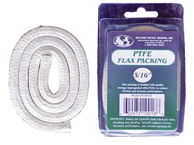 WESTERN PACIFIC TRADING Flax Packing w/Teflon 3/16'' 