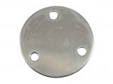 Base Stainless Steel RndØ:73mm for Welding Flat with 3Screw-Holes#14