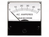 Ammeter, 50A AC Small Sq:2″ with Coil