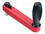 Winch Handle, Locking 8″ Nylon Red Floating with Single Grip