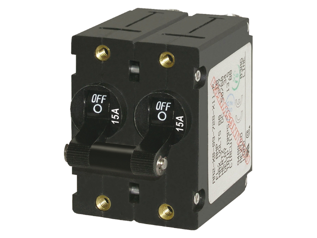 7417 A-Series Flat Rocker Circuit Breaker - Double Pole - 50A main image 0
