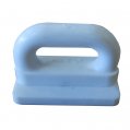 Slide, Male Flat for Metal Width 19mm Waist:9mm White Plastic