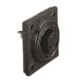 Socket, Waterproof Flange Mount Female 3Pin