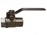 Ball Valve, Brass 1″ Non-Tapered Thread with Stainless Steel Handle