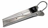 Anchor Roller, Fixed 458 x 77mm Stainless 304 Bk PU Roller