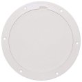 Deck Plate, 8″ Pry-Out Diamond Passage OutØ10″ White
