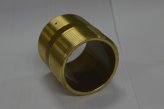 Pipe Nipple, Male Thread:2″ Length:2-1/2″ Non-Tapered Brass