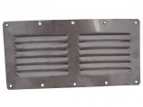 Vent Grill, Louver 9″ x 4-1/2″ Stainless Steel Rectangle