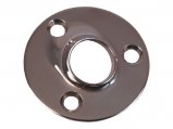 Weld Base, Stainless Steel Low Profile RoundØ74mm for Tube at 60º