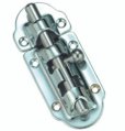 Barrel Bolt, 3″ Chrome Plated Brass Rounded Shape